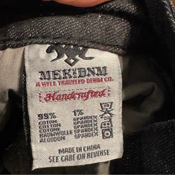 MEK DNM Women's Gray Flared Denim Jeans size 29 - Picture 16 of 16